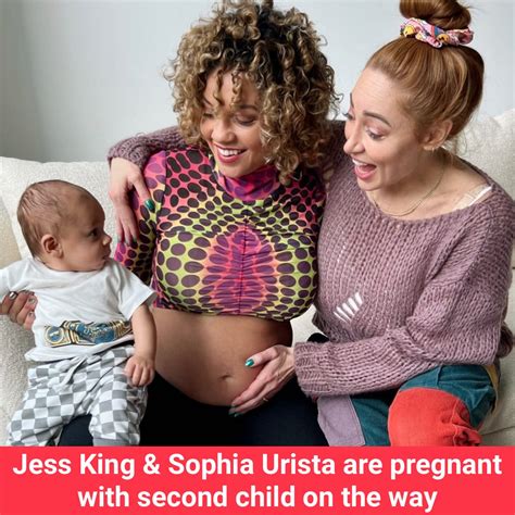 jess king pregnant|Jess King & Sophia Urista are pregnant with second。